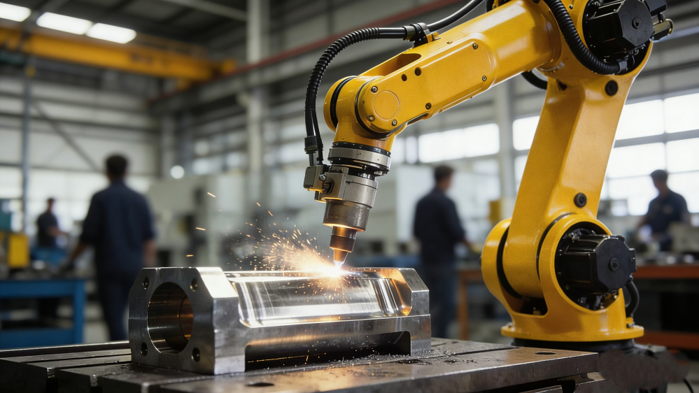 青岛新控铝铸件去毛刺打磨机器人:树精密智造新典范，赋能产业升级