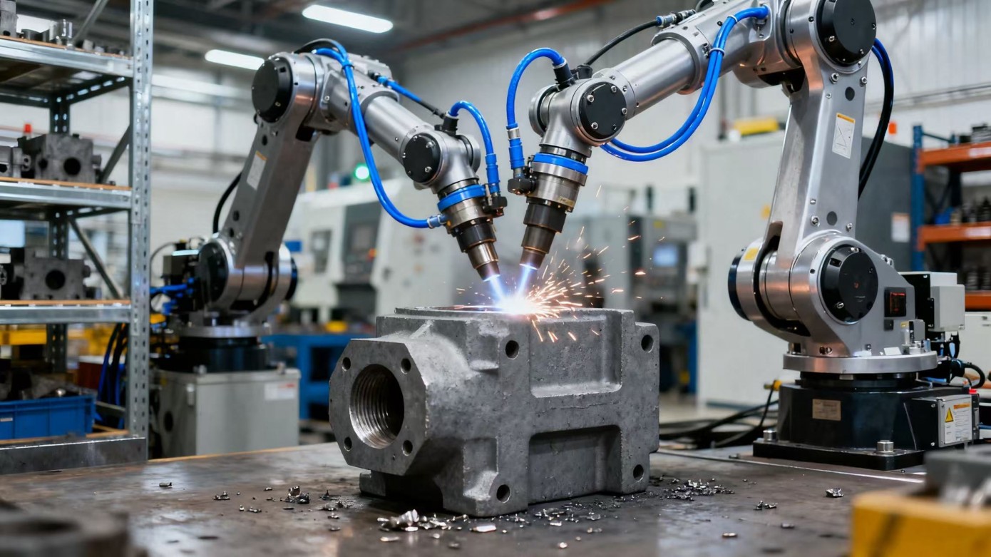 青岛新控铸件打磨机器人实战应用解析：技术突破与行业实践